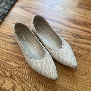 Machine Washable Vivaia Pointed-Toe Water Repellent Ballet Flats (Aria 5°)